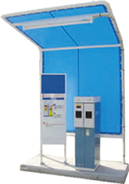 車に乗ったまま受付できるのはイイね！